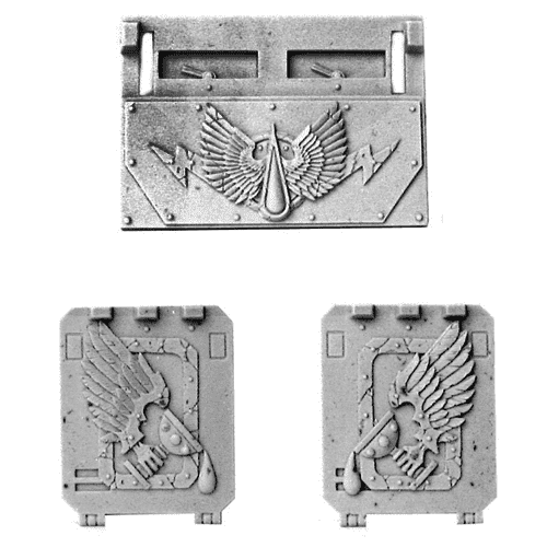 Blood Angels Rhino Doors and Front Plate
