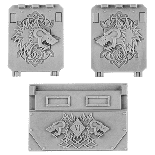 Space Wolves Rhino Doors and Front Plate 2
