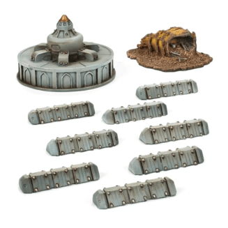 Adeptus Titanicus Turbine, Crate and Barricades 1