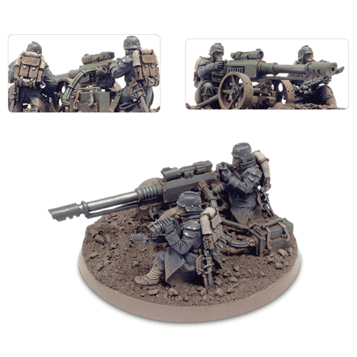Death Korps of Krieg Lascannon Team 3