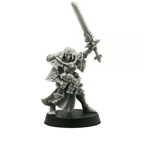 Sisters of Battle Superior with Chainsword and Bolt Pistol