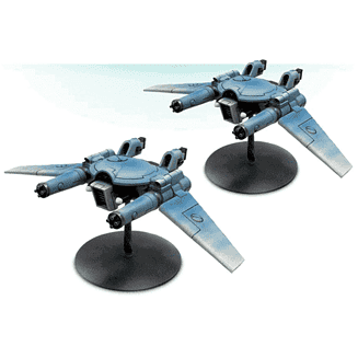 T'au Remora Drone Stealth Fighters