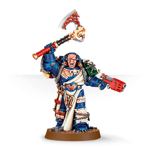 Librarian with Force Axe Plasma Pistol