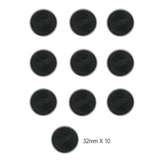 32mm Round Bases (10 Pack) 1