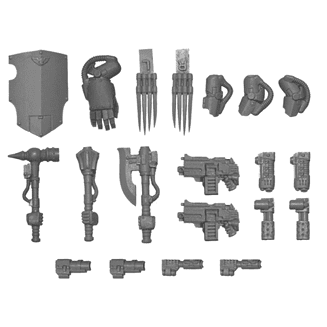 Space Marine Terminator Weapon Set 1