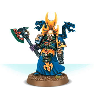 Chaos Space Marines Sorceror with Force Axe 1