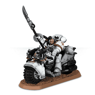 Space Marine White Scars Commander 1