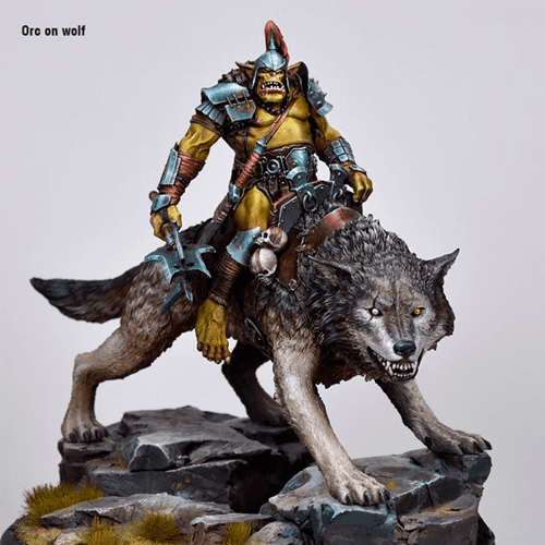 Ork on wolf 1
