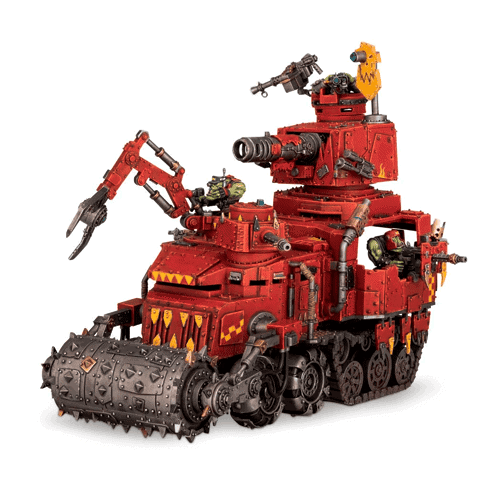 Ork Battlewagon Bonebreaka With Roller 1