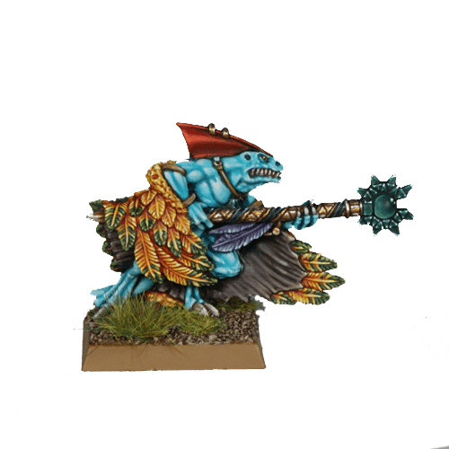 Skink Priest with Feathered Cloak 2
